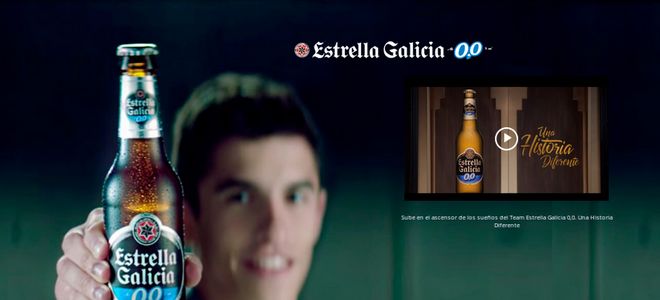 Estrella Galicia 0,0 invita a subir al ascensor de los sueños