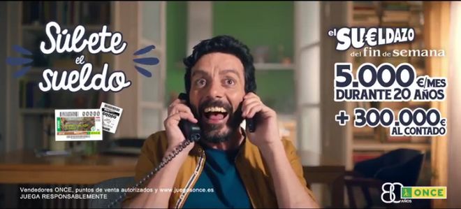 «Súbete el sueldo» es el nuevo trabajo de TBWA\España para la ONCE