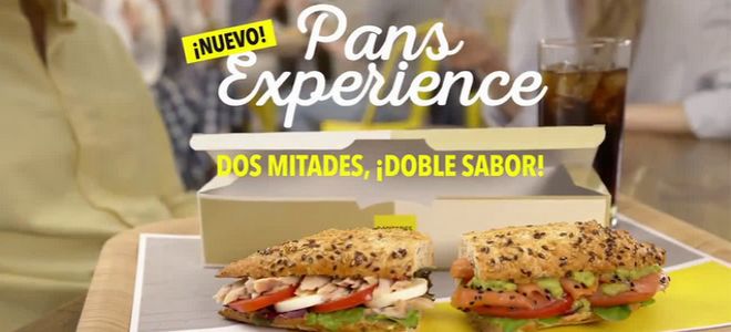 «Pans Experience» es la nueva propuesta de Pans & Company: dos mitades, doble sabor