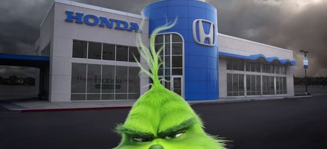 El Grinch llega esta Navidad a apoderarse de las ofertas de Honda