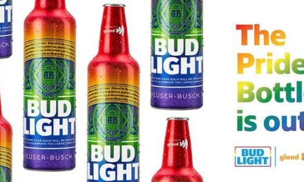 La botella arcoíris que Bud Light lanza con motivo del Orgullo LGBTQ