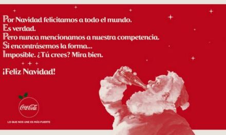 La felicitación navideña de Coca-Cola tiene un mensaje de unión dirigido a su principal competidor