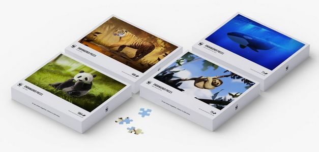 WWF lanza una inquietante colección de puzles que hacen palpable el peligro de extinción