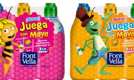 La nueva colección de botellas de Font Vella Kids luce a la Abeja Maya como protagonista