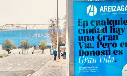 Areizaga Inmobiliaria lanza una campaña exterior como homenaje a San Sebastián