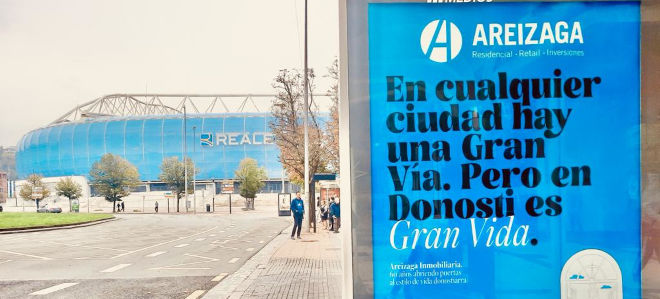 Areizaga Inmobiliaria lanza una campaña exterior como homenaje a San Sebastián