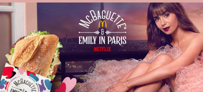 Una innovadora colaboración entre Netflix y McDonald’s llega de la mano de «Emily en París»